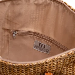 PORRONET Bolso De Rafia Trenzada Terranova Cheap