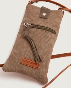 PORRONET Bolso Textil Kaki Malia New