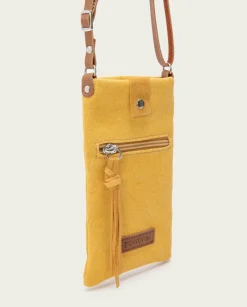 PORRONET Bolso Textil Mostaza Malia Flash Sale