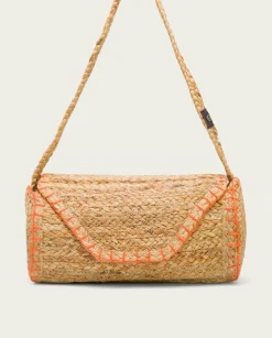 PORRONET Bolso Yute Natural Naranja Granadella Store