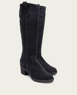 PORRONET Botas De Tacón Carbon Con Cremallera Nora Sale