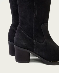 PORRONET Botas De Tacón Carbon Con Cremallera Nora Sale