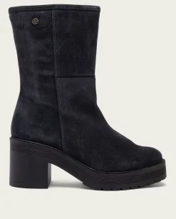 PORRONET Botas De Tacón Carbon Con Cremallera Reiko Cheap