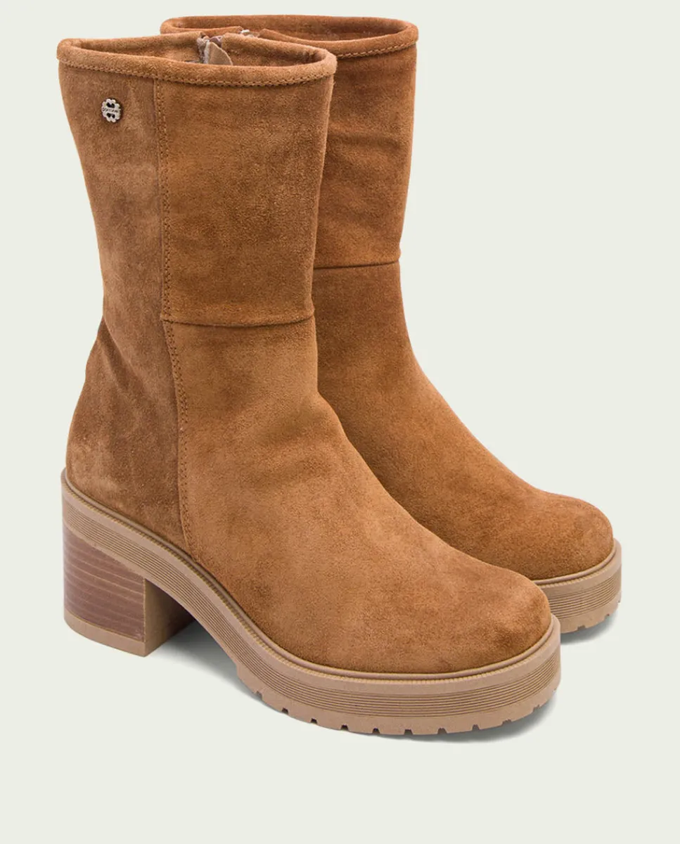 PORRONET Botas De Tacón Cuero Con Cremallera Reiko Best Sale