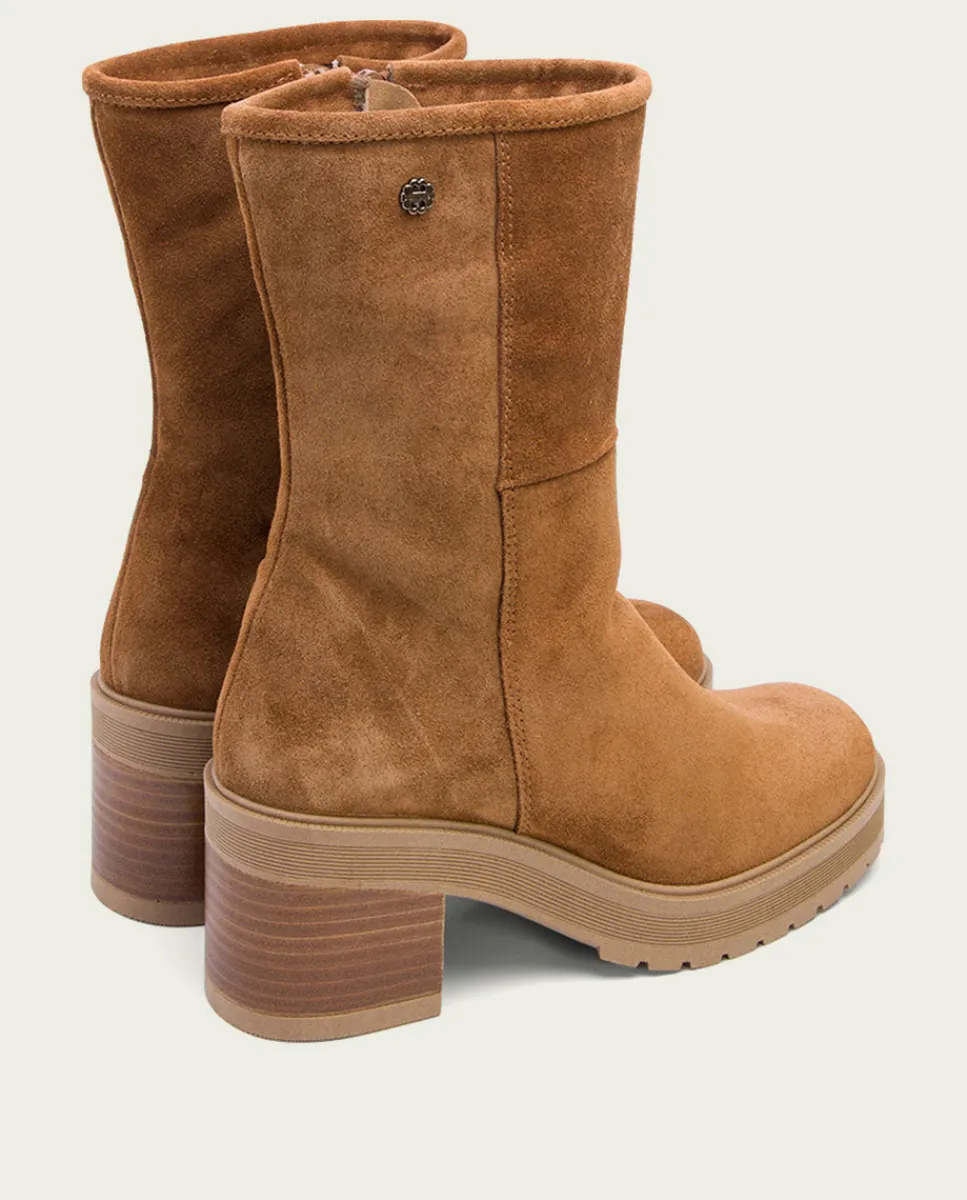 PORRONET Botas De Tacón Cuero Con Cremallera Reiko Best Sale