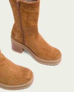 PORRONET Botas De Tacón Cuero Con Cremallera Reiko Best Sale