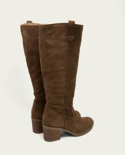 PORRONET Botas De Tacón Moka Con Cremallera Nora New