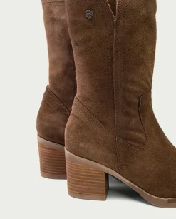 PORRONET Botas De Tacón Moka Con Cremallera Nia Store