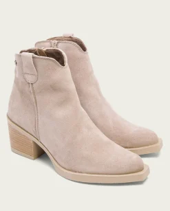 PORRONET Botines Cowboy Arena Con Cremallera Jara Flash Sale