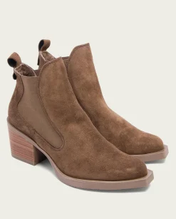 PORRONET Botines Cowboy Moka Con Elasticos Jackie Discount