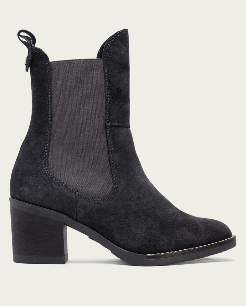 PORRONET Botines De Tacón Carbon Con Elasticos Ninet Cheap