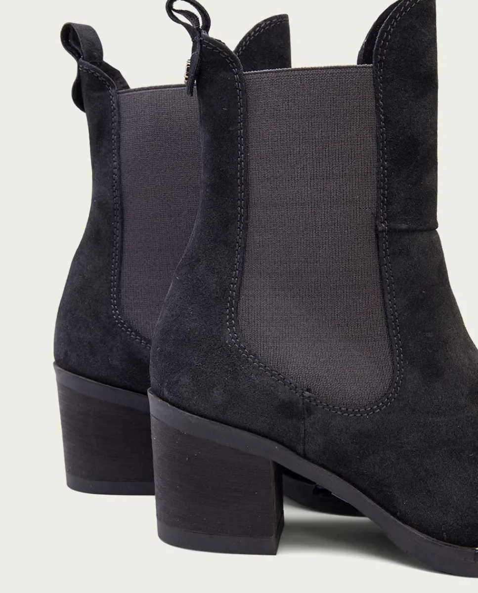 PORRONET Botines De Tacón Carbon Con Elasticos Ninet Cheap