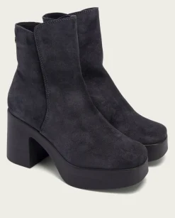 PORRONET Botines De Tacón Carbon Con Cremallera Leta Outlet