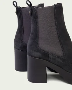 PORRONET Botines De Tacón Carbon Con Elasticos Lena Fashion