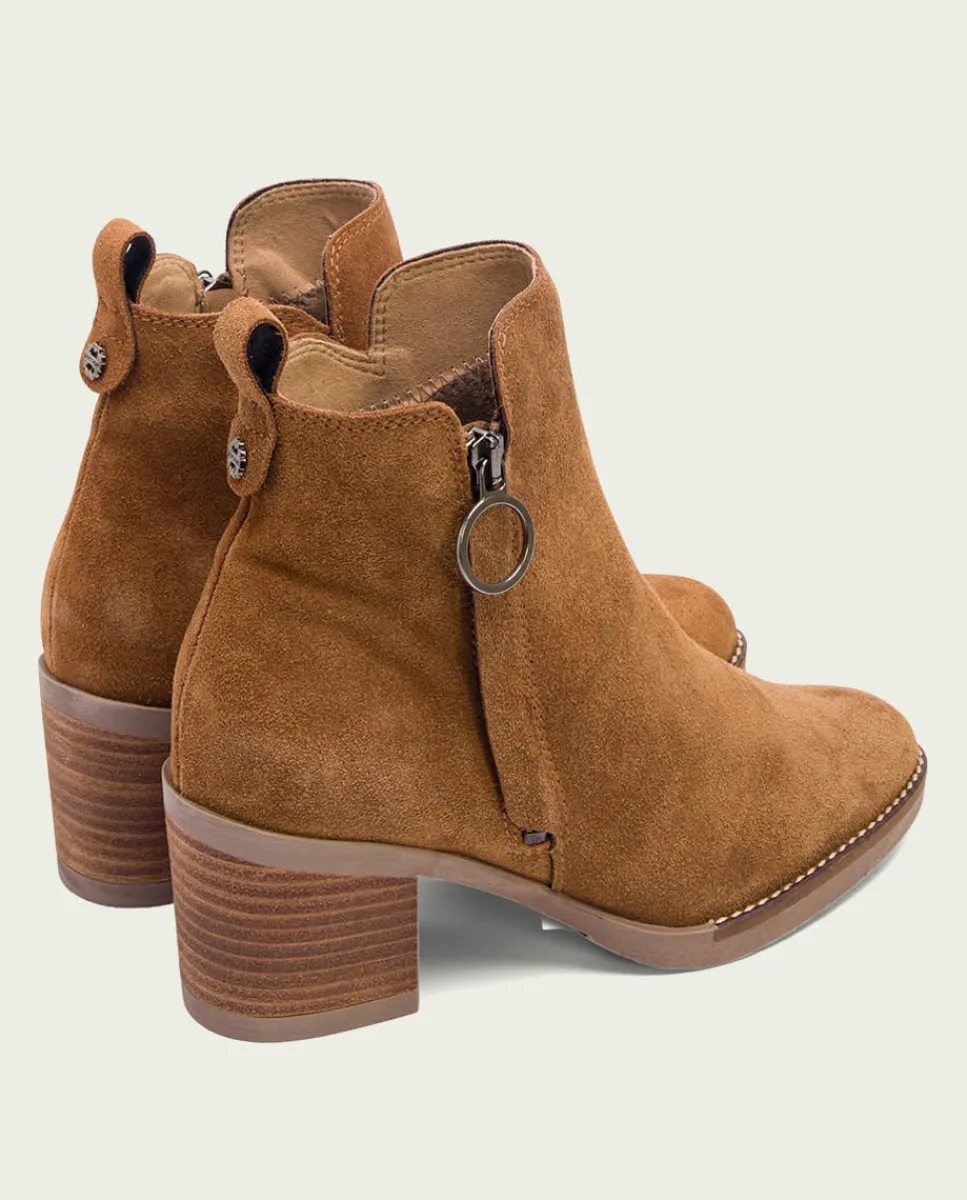 PORRONET Botines De Tacón Cuero Con Cremallera Nery Best