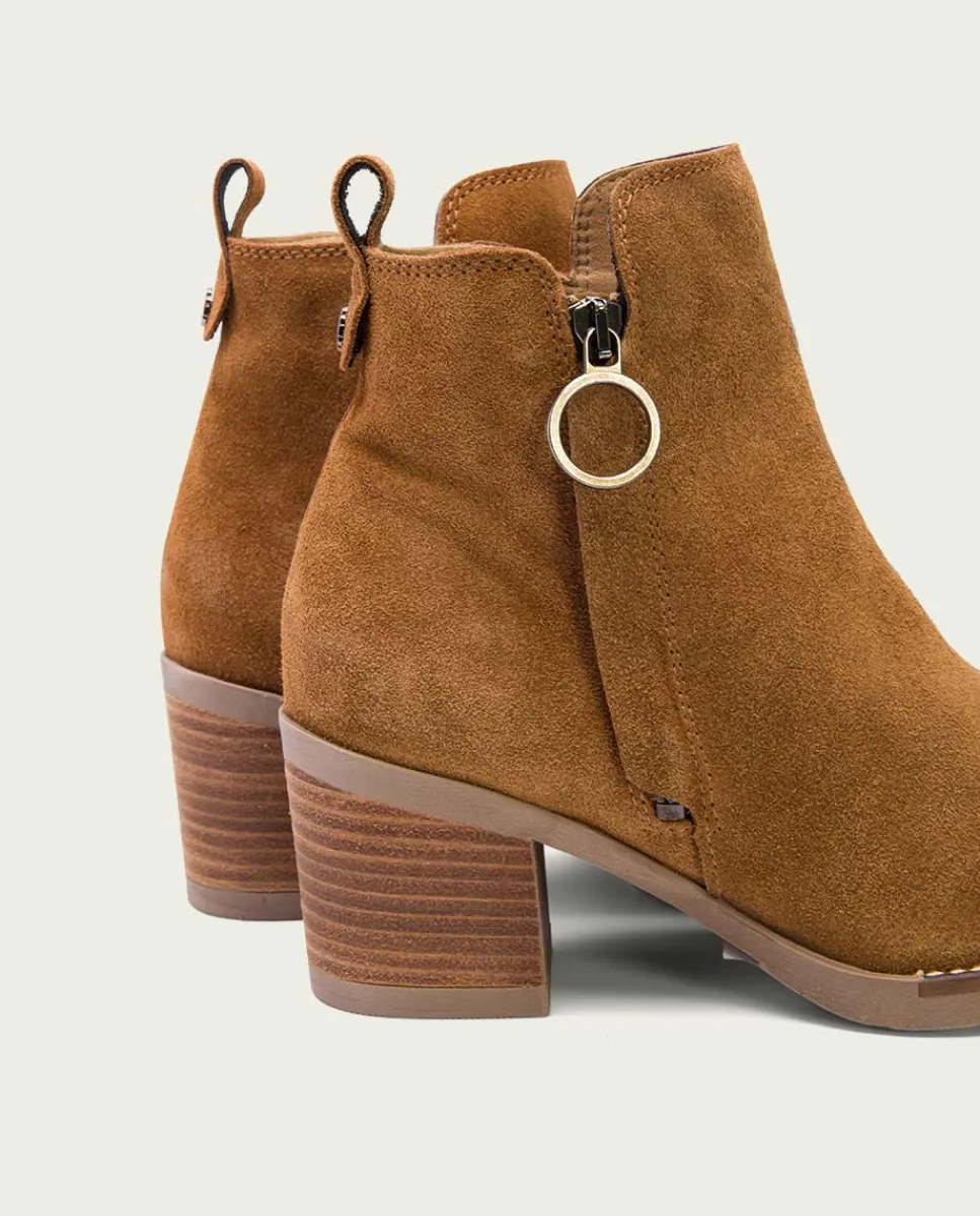 PORRONET Botines De Tacón Cuero Con Cremallera Nery Best