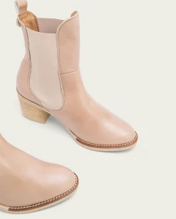 PORRONET Botines De Tacón Taupe Con Elasticos Nekane Best