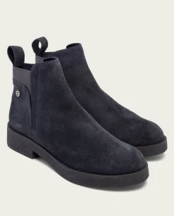 PORRONET Botines Planos Carbon Con Elasticos Valentina Sale