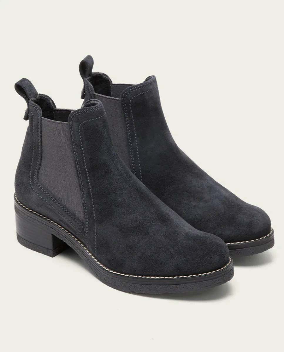 PORRONET Botines Planos Carbon Con Elasticos Pau Clearance