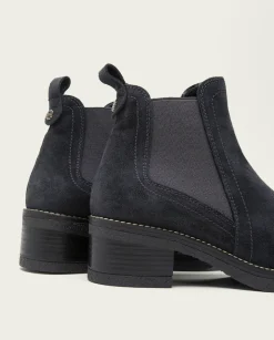 PORRONET Botines Planos Carbon Con Elasticos Pau Clearance