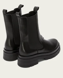 PORRONET Botines Planos Track Negros Con Elasticos Dakota Sale