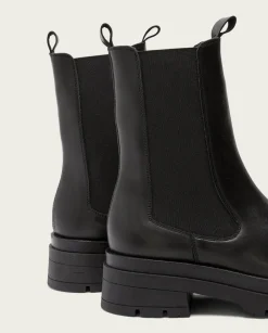 PORRONET Botines Planos Track Negros Con Elasticos Dakota Sale