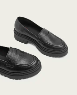 PORRONET Mocasines Planos Negros Sahira Outlet