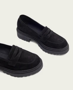 PORRONET Mocasines Planos Negros Selma Discount