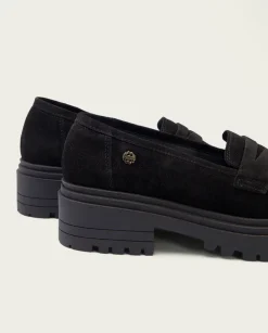 PORRONET Mocasines Planos Negros Selma Discount