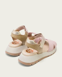 PORRONET Plataforma De Piel Rosa Erika Flash Sale