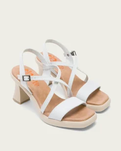 PORRONET Sandalia Tacón Alto Blanco Karen Discount