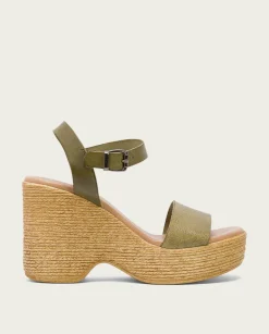 PORRONET Sandalia Tacón Alto Kaki Michele Cheap