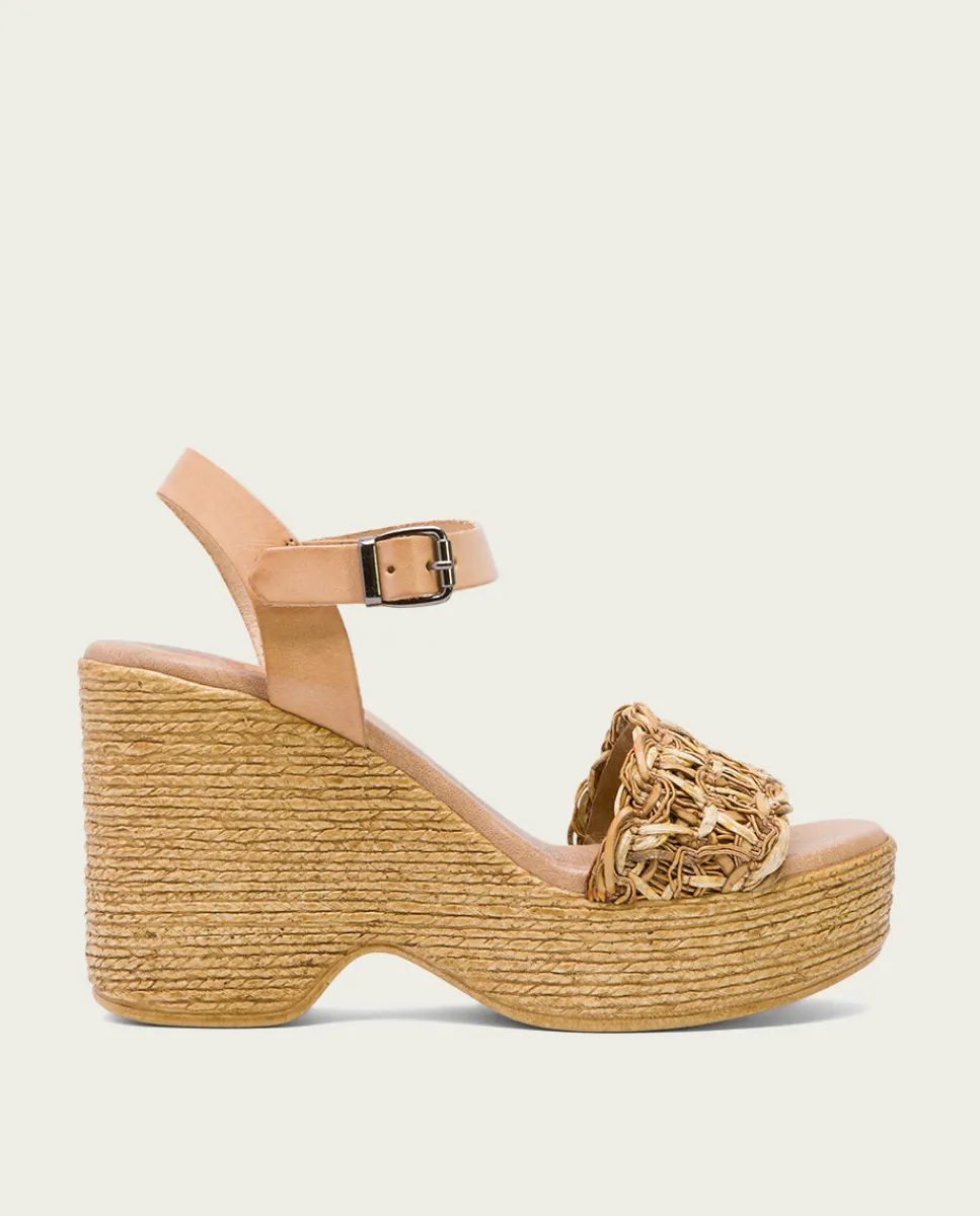 PORRONET Sandalia Tacón Alto Natural Mencia Best Sale