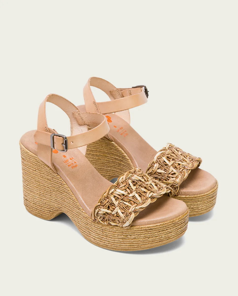 PORRONET Sandalia Tacón Alto Natural Mencia Best Sale