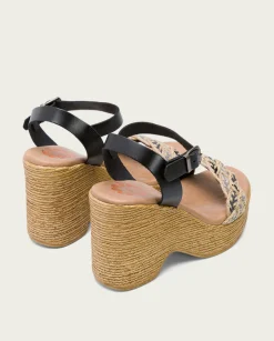 PORRONET Sandalia Tacón Alto Negro Mariel Flash Sale