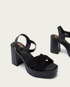 PORRONET Sandalia Tacón Alto Negro Alice New