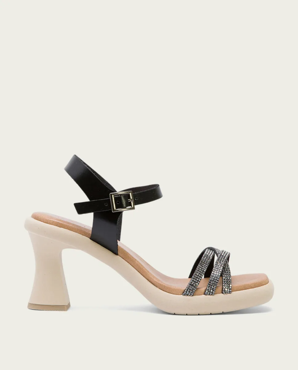 PORRONET Sandalia Tacón Alto Negro Karah Best Sale