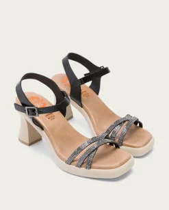 PORRONET Sandalia Tacón Alto Negro Karah Best Sale