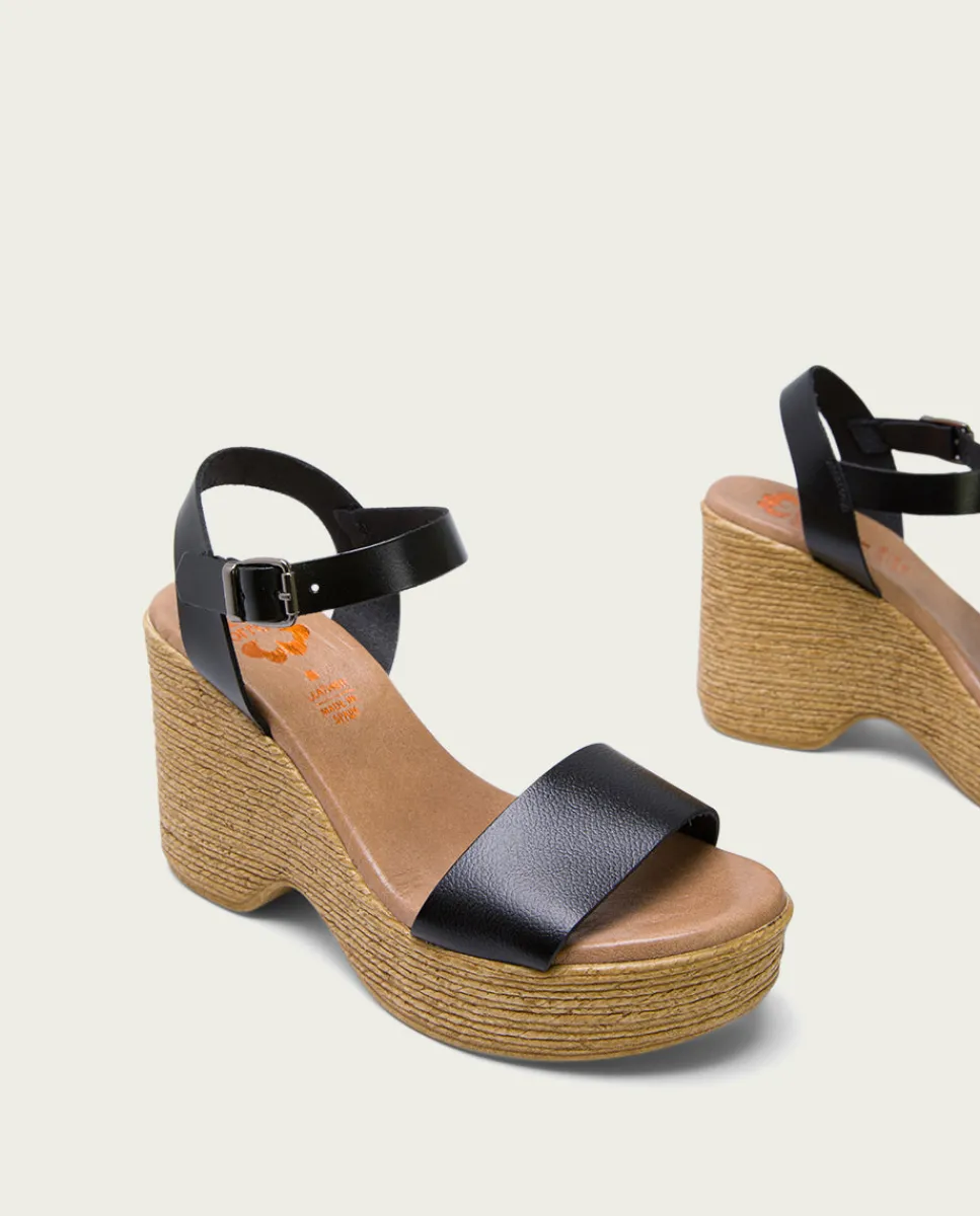 PORRONET Sandalia Tacón Alto Negro Michele Sale