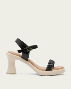 PORRONET Sandalia Tacón Alto Negro Kali Hot