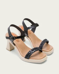 PORRONET Sandalia Tacón Alto Negro Kali Hot