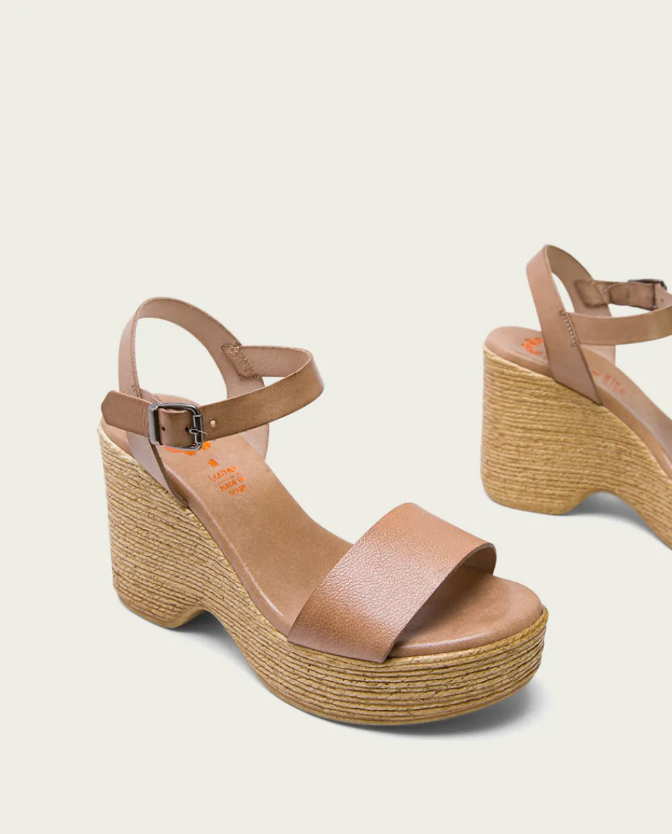 PORRONET Sandalia Tacón Alto Taupe Michele Discount