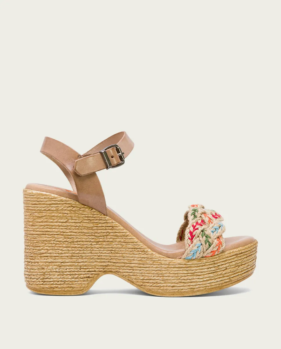 PORRONET Sandalia Tacón Alto Taupe Mariel Cheap