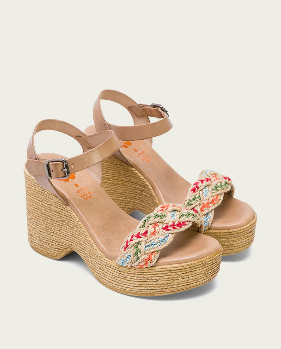 PORRONET Sandalia Tacón Alto Taupe Mariel Cheap