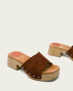 PORRONET Sandalia Tacón Bajo Cuero Rosie Best Sale