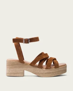 PORRONET Sandalia Tacón Bajo Piel Cuero Vesta Best Sale