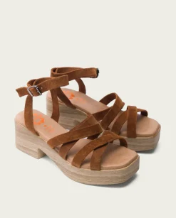 PORRONET Sandalia Tacón Bajo Piel Cuero Vesta Best Sale