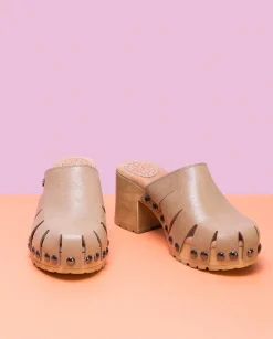 PORRONET Sandalia Tacón Medio Arena Samira Store