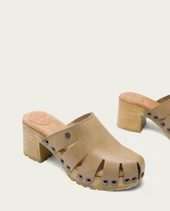 PORRONET Sandalia Tacón Medio Arena Samira Store