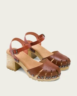 PORRONET Sandalia Tacón Medio Cuero Sara Online